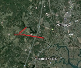 Bird's eye view of Taylor river